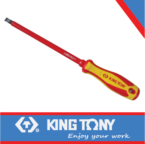 Screw Driver- Electrical Flat VDE 1000V-KING TONY