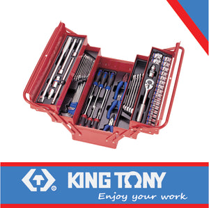 Mechanics Tool Box Set -62 Pieces - King Tony
