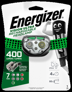 Energiszer head lamp rechargeable 400 lumens