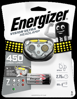 Energizer head lamp 450 lumen