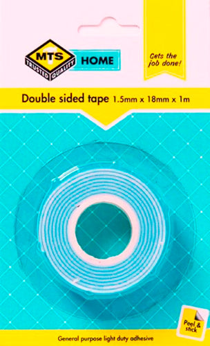 Mts Double Sided Tape 1.5mm x18mm x 1m