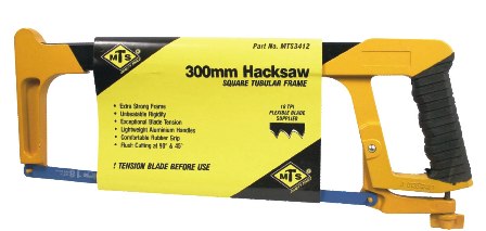 Hacksaw Square Tubular Frame 300mm -MTS