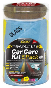 Micro Fiber Car Care Kit 5Pack-Shield