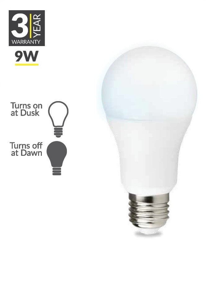 Day / Night LED Lamp 9w E27 - Litemate
