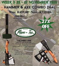 Load image into Gallery viewer, Hammer and Axe Combo- Micro Tec