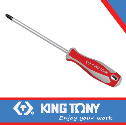 Screwdriver- Phillips head round shank - KING TONY