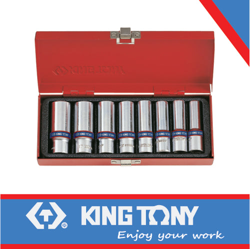 socket set 8 piece Deep sockets 10-19mm 6Point