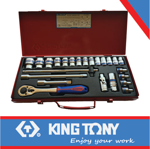 socket set 1/2 inch 24 pieces King Tony