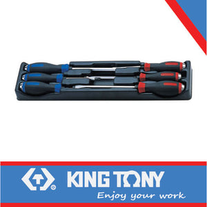 Screwdriver Sets Hex Shanks 6pcs -KING TONY