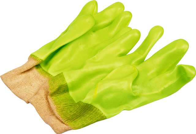 Glove PVC Knit Wrist SABS- Matsafe