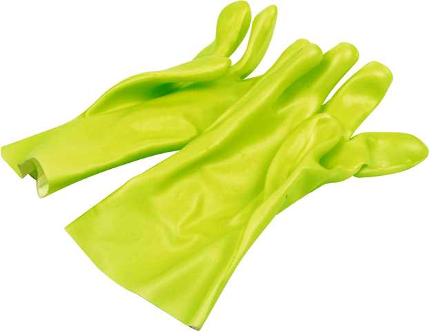 PVC GLOVE GREEN