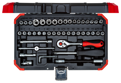 Gedore Socket set 4-14mm 46pcs