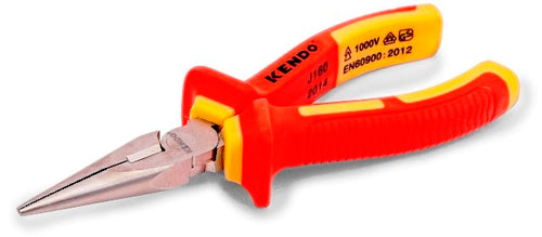 Plier -VDE Long nose 1000v insulated Kendo