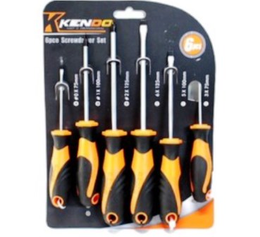 Screwdriver-Set Electrician 6 pcs VDE-KENDO