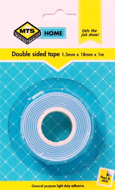 Mts Double Sided Tape 1.5mm x18mm x 1m