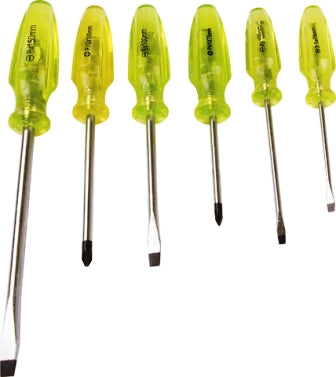 Screwdriver Set Plastic Handle 6pcs-MTS