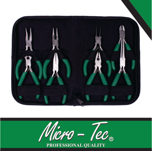 Plier set Mini 8 Pcs Micro Tec