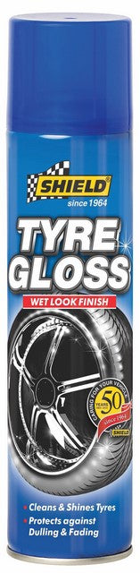 aerosol tin of tyre gloss