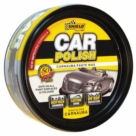 Tin of car polish