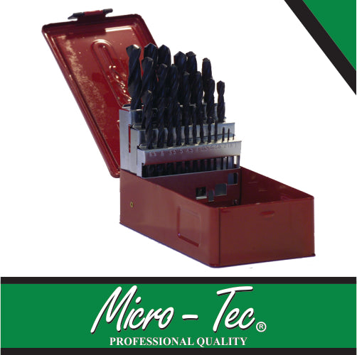 Drill Bit Set 25 piece HSS Micro tec