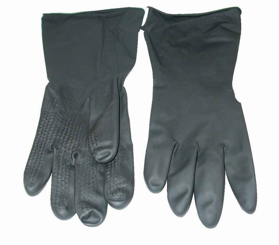 Builders Latex gloves black