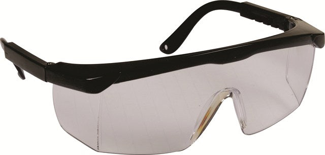 Safety Spectacle Clear Black Frame -Matsafe